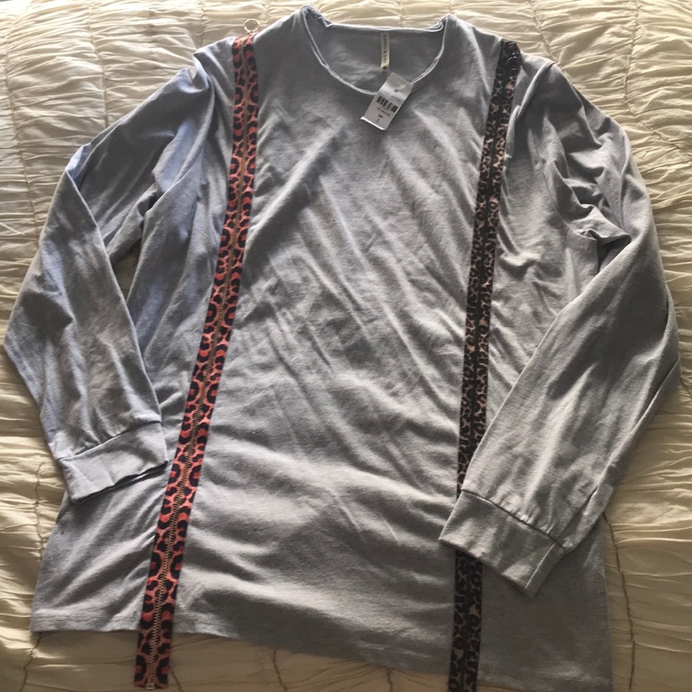 LF Long sleeve zipper tee